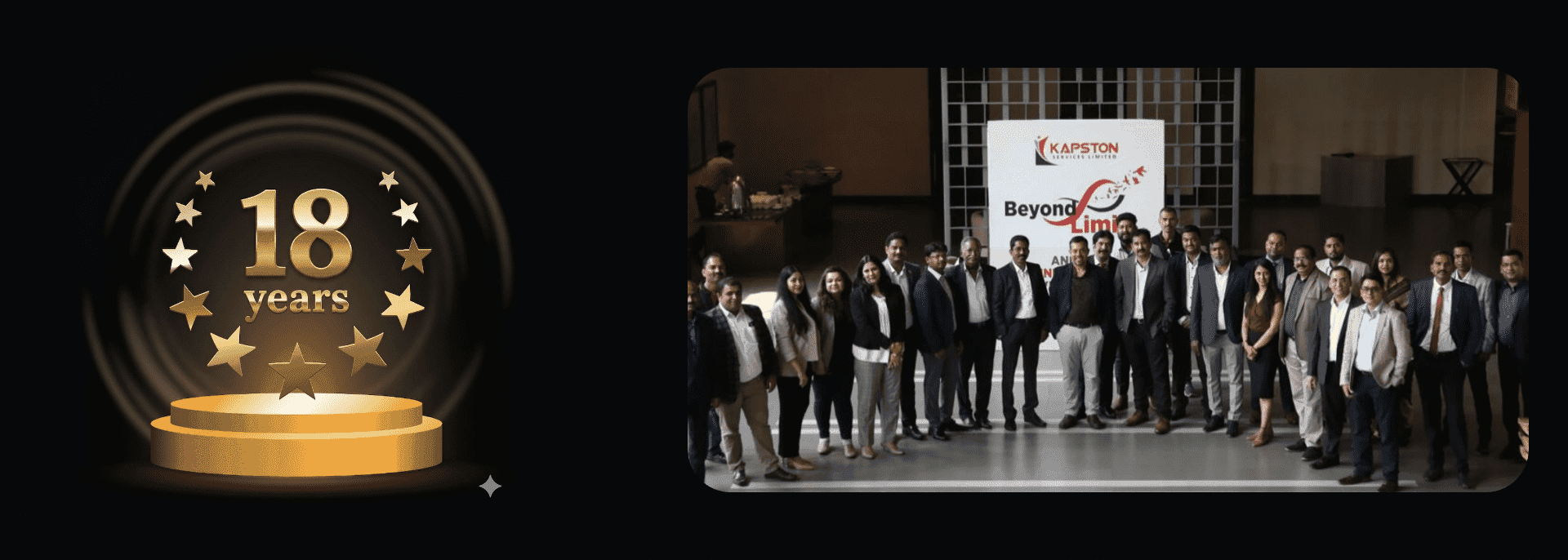 18 years of Kapston Services — our team and legacy